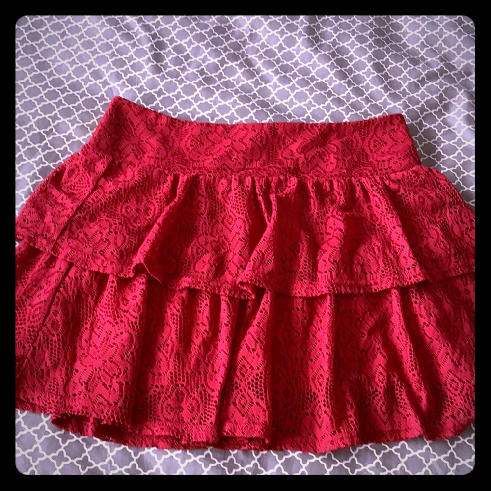 Selena Gomez Dream out loud layered lace skirt